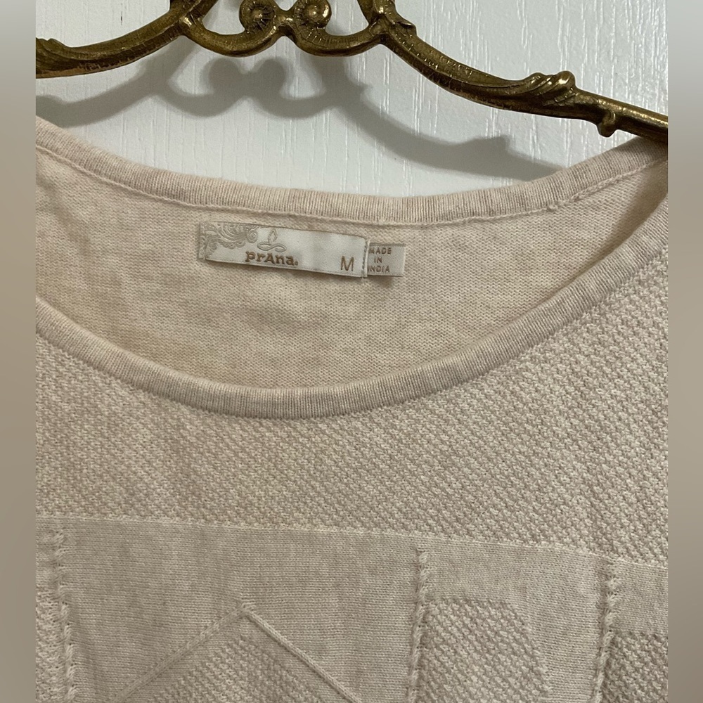PrAna Geometric  Design Cotton Top Size Large​​​​​​​